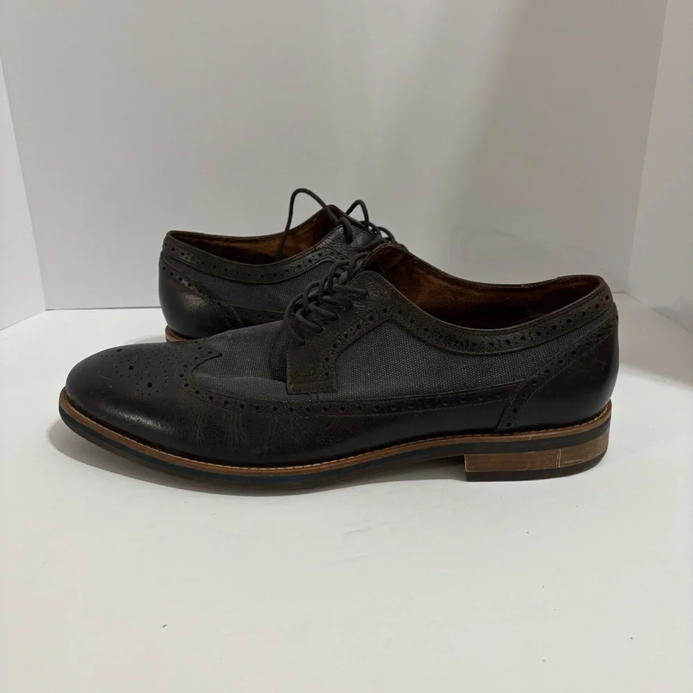 Aldo‎ Black and Brown Leather Shoes